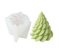 Flexible Silicone Mold Geometric Christmas Tree Molds Scented Aromatherapys Making Handmade Ornament Home Decoration Mold