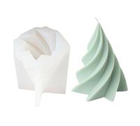 Flexible Silicone Mold Geometric Christmas Tree Molds Scented Aromatherapys Making Handmade Ornament Home Decoration Mold