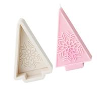 Flexible Silicone Mold Handmade Scented Snowflakes Christmas Tree Aromatherapys Home Decorations Christmas Tree