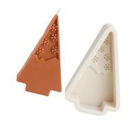 Flexible Silicone Mold Handmade Scented Snowflakes Christmas Tree Aromatherapys Mold Home Decorations Pine Tree Silicone