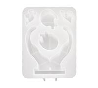 Flexible Silicone Mold Hands Holding Heart Puzzle Ornament Handmade Decoration Jewelry Making Supplies Freezer Safe