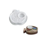 Flexible Silicone Mold Plant Shape Candlestick Suitable for Creating Decorative and Resin Mold for Holders