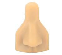 Flexible Silicone Nose Model Practice Suture Jewelry Display Authentic Imitation Small Size Easy Carry (Light Skin Tone)