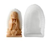 Flexible Silicone of Praying Girl for Simple Demolding in Aromatherapys Projects Suitable Soap Decoration Soap Making
