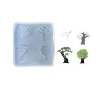 Flexible Silicone Pendant Epoxy Resin Tree Shaped Accessories Mold Elegant Handmade Jewelry Projects Making Mold Tree Shape Epoxy