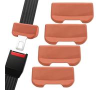Flexible Silicone Protector, Scratch Resistant Seat Belt, Four Piece Fit Protection, Noise Reduction System, Soft Rubber Shell, Hardware Case for Daily Commuting Family the Car