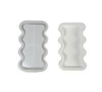 Flexible Silicone Resin Mold Epoxy Resin Aquas Ripples Shaped Jewelry Tray Making Creative Storage Plate Round Square Molds