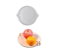 Flexible Silicone Resin Mold for Dish Epoxy Grids Texture Tray Making Creative Storage Plate Accessory Kitchen Lover Mold