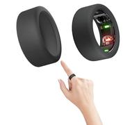 Flexible Silicone Ring Covers,2 Pcs Black Silicone Ring Protector,Ring Protector Compatible with Oura Ring Gen 3,Protective Case Health Ring Protector,for Woking Out Women Men(S Size,6/7/8/9/10)