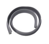 Flexible Silicone Shower Barrier Strip for Bathroom Water Containment, Waterproof Stopper to Prevent Water Spillage Outside Curbless Shower Areas (gray 1m)