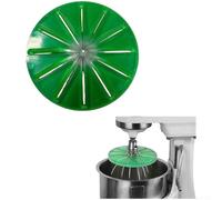 Flexible Silicone Splatter Guard for 6-Qt Stand Mixer, Kitchen Scraper Attachment to Reduce Mess and Waste, Dishwasher Safe Baffle for Mixing Bowls(B)