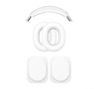 Flexible Silicone Sweatproof Case Cover for NOTHING Headphone 1 Offering Secure Fit and Protection Against Sweat During Physical Activities (White)