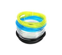 Flexible Silicone Tube Hose - 5/10/15m Fuel Gas Petrol Line Pipe, 2x3.5 to 7x10mm Multiple Sizes, for Trimmer Chainsaw Blower Power Tools(Black,10 Meters-ID 6MM X OD 8MM)