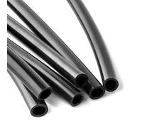 Flexible Silicone Tubing， Silicone Rubber Tube Black Air Pump Line Multiple Sizes(50mmx56mm 1M)