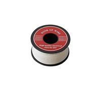 Flexible Silicone Wire, 26A WG Stranded Tinned Copper Silicone Electrical Hook-up Wire 60m Roll Multicolor(White)