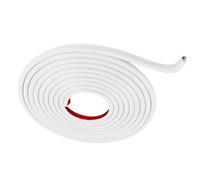Flexible Silicone Wire Channel Protector 15 X 10 Mm Semi-Round Floor Cord Cover, Indoor Cable Organizer for Work Areas Exposed Wire Cord Concealment Guide Indoor Cable Tidy Desk Cover Floor Raceway
