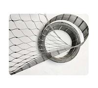 Flexible Silver Safety Net Garden Boundary Fence for Soccer Fields Animal Protection Mesh (Size: 3x10m) - Cable Wire for Outdoor Use