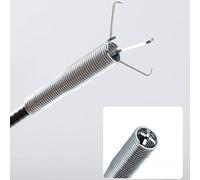 Flexible Sink Grabber Reacher Picker with 4 Claws Sewer Dredging Drain Clog Removal Tool for Home Kitchen Toilet Litter (0.6m/1.97ft)