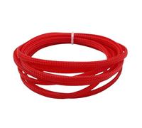 Flexible Sleeve Braided Sleeving Tube Data Line Cable Sheath, Wire Sleeving Mesh Cord Protector 1 to 5meters 1 Piece(Red,3MM*5M)