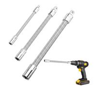Flexible Socket Extension | Portable Metal Bendable Bars | Drive Extensions with Flexible Shafts,for Automotive Engine Repair Maintenance Fixing Car Auto Vehicle Automobile