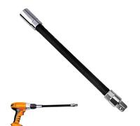 Flexible Socket Wrench Extension Bar - Coiled Steel Spring Adaptor 1/2 3/8 1/4 Inch Square Drive, Rotational Torque Transmission Tool, Professional Drill Attachment, Bendable Ratchet Extender,