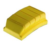 Flexible Softback Yellow Sanding Block - Ergonomic Hand Sanding Tool for Automotive Bodywork, Filler, and Primer - FSB-Flex Abrasive Block