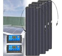 Flexible Solar Panel 200W 400W 800W Monocrystalline Semi-Flexible Solar Panel for RV,Boats,Roofs,Sailing,Balcony,Off-Grid Solar Panel Kit(800W)