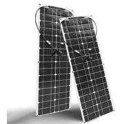 Flexible Solar Panel 2X200W Monocrystalline Battery Charger, IP67 Waterproof Portable for Cars RVs Campers Boats
