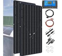 Flexible Solar Panel 400W 600W 800W 1200W Watts Monocrystalline Solar Modules Charger Off-Grid Power Charging for 12V System Boat RV Cabin Van Car Uneven Surfaces(600W)
