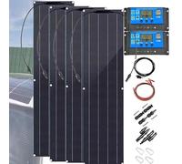 Flexible Solar Panel 400W 600W 800W 1200W Watts Monocrystalline Solar Modules Charger Off-Grid Power Charging for 12V System Boat RV Cabin Van Car Uneven Surfaces(800W)