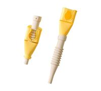 Flexible Spout Funnel Silicone PP Kitchen Tool for Guided Pouring Countertop Prep Bottle Filling Fine Ingredients Folding Pour Spout Jar Filler Bottle Refill Helper Kitchen Decanting Tool