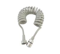 Flexible Spring Shower Nozzle Hose, Plastic Water Pipe, Toilet, Sitting Tub Nozzle, Telephone Line Hose, Bathroom Accessories(3m Grey)