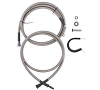 Flexible Stainless Steel Braided Fuel Lines Compatible with Trailblazer 4.2L 2005-2009