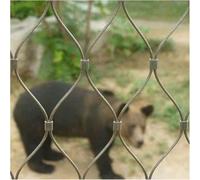 Flexible Stainless Steel Rope Mesh 304 Stainless Steel Rope Mesh High Altitude Fall Protection Animal Barrier (Size: L2xW14m)