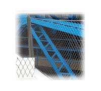 Flexible Stainless Steel Rope Mesh, Cuttable Anti-Theft Net - Heat Resistant and Impact-Resistant for Garden, Farm, and Football Field Boundaries(Silver-3mm,1 x9m)