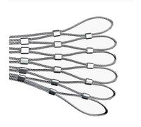Flexible Stainless Steel Rope Mesh, Durable Wire Railing for Animal Cages and Exterior Walls