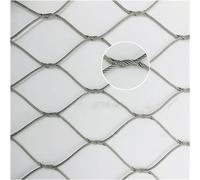 Flexible Stainless Steel Rope Netting - Shock-Resistant Theft-Proof Mesh Boundary Fence for Farms & Gardens - Ideal for Sports Fields & Agricultural Use