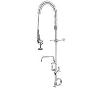 Flexible Stainless Steel Shower Arm Hose - Wall Mounted Mixer Pre Assembly for Efficient Kitchen Water Spraying Perfect for Restaurants and Home Use