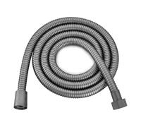 Flexible Stainless Steel Shower Hose 1.5M - Anti-Rust Bathroom Water Supply Pipe G1/2 Universal Fit Long Extension for Shower Heads (Black)