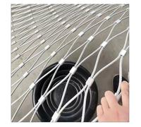 Flexible Stainless Steel Wire Mesh 12cm AntiTheft Fencing ImpactResistant Garden Playground Safety Net Silver 1x10m Durable Outdoor Protection
