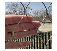 Flexible Stainless Steel Woven Wire Mesh Fencing, 0.7m/0.9m/1.1m Height, Anti-Theft, Impact-Resistant Animal Barrier Net, 0.9x6m, Durable & Versatile Security Solution