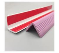 Flexible Stair Edge Protector with Anti-Slip Design & Self-Adhesive Backing Durable PVC Trim for Indoor/Outdoor Curved Stairs, Homes, Offices, Kindergarten(Purple,4cm)