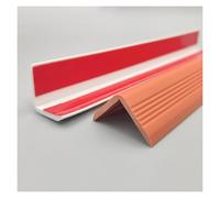 Flexible Stair Edge Protector with Anti-Slip Design & Self-Adhesive Backing Durable PVC Trim for Indoor/Outdoor Curved Stairs, Homes, Offices, Kindergarten(Orange,3.5cm)