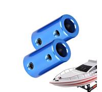 Flexible Stepper Motor Coupling - 2pcs Aluminum Alloy Shaft Coupler, Eco Friendly 3D Printer Connector, High Torque Flexible Joint | Versatile Stepper Coupler for 3D Printers CNC Machines Model Ships