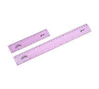 Flexible Straight Ruler 15 cm 6 Inch 30 cm 12 Inch Soft Plastic Measuring Ruler Tool Pink