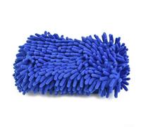 Flexible-Strap Microfiber Chenille Sponge for Effortless Reach into Tight Spaces Like Vents, Fan Blades, and Gaps (blue)