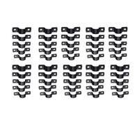 Flexible Strengthened Metal Fixture High Capacity Fastener Solid Erosion Proof Covering for Tubes Workout Equipment Black Coated Pipe