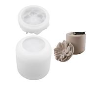 Flexible Sturdy Silicone Epoxy Resin Castes Flower Shaped Jar Dishes for Craft and Home Decoration Craft Supplies Silicone Storage