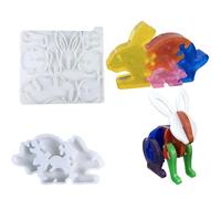 Flexible Sturdy Silicone for Rabbits Holders Suitable for Epoxy Resin and Creative Projects Supplies Reusable Silicone