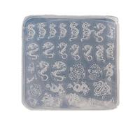 Flexible Sturdy Silicone Nails Art Mold for Elegant Rose and Butterfly Embossed Patterns Accessory for Nails Carving Template